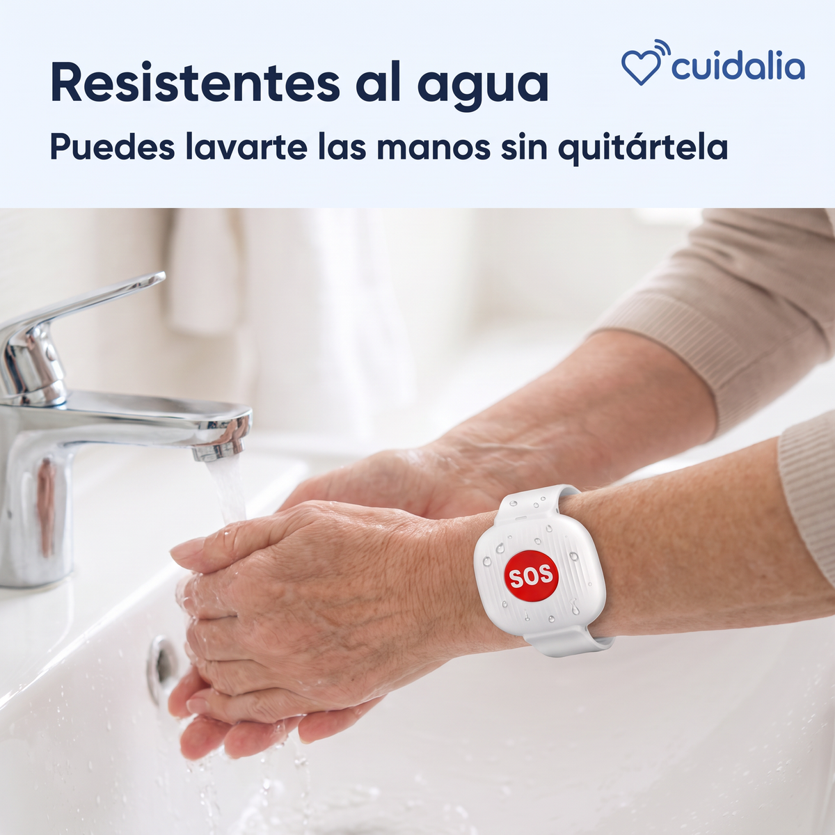 Pulsera SOS que avisa al móvil de tu familia
